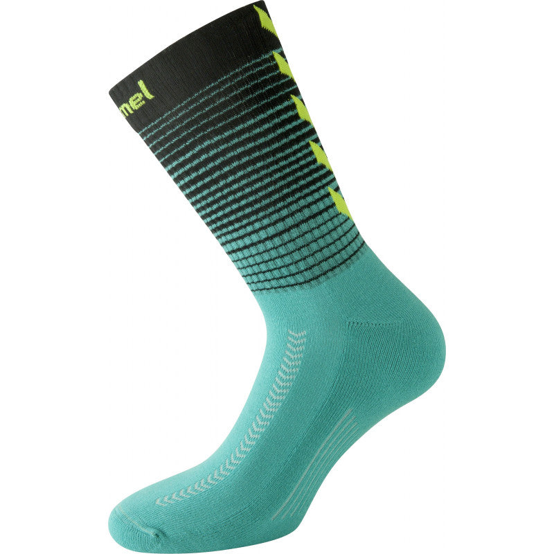 Chaussettes Gradient Hummel Vert Noir Jaune