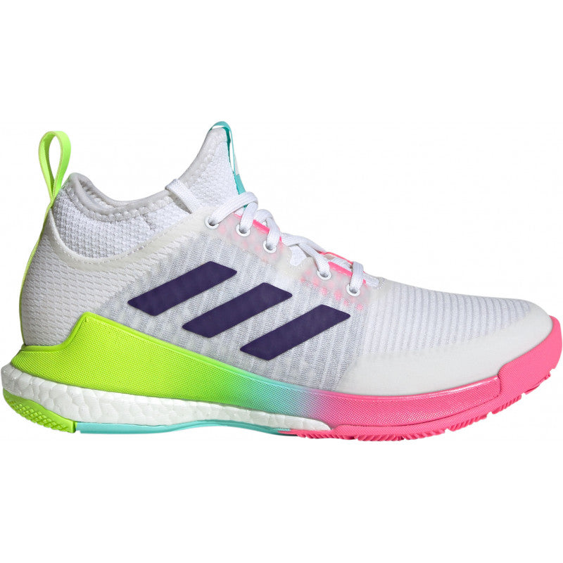 adidas crazyflight mid femme blanc multicolore