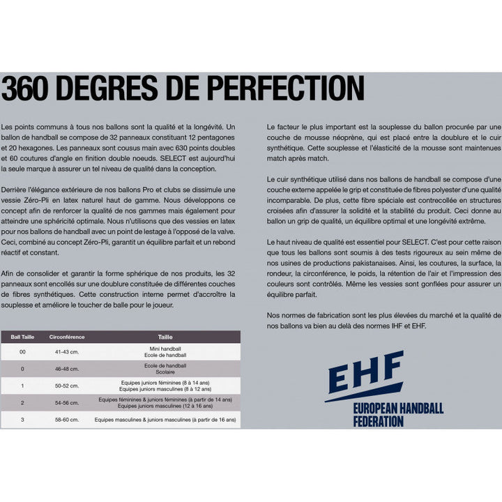 ballon champions league handball 2024 2025 select ultimate replica