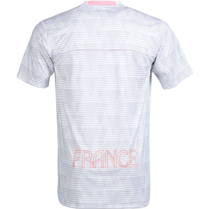 maillot echauffement handball france femme ffhb 2025 blanc adidas