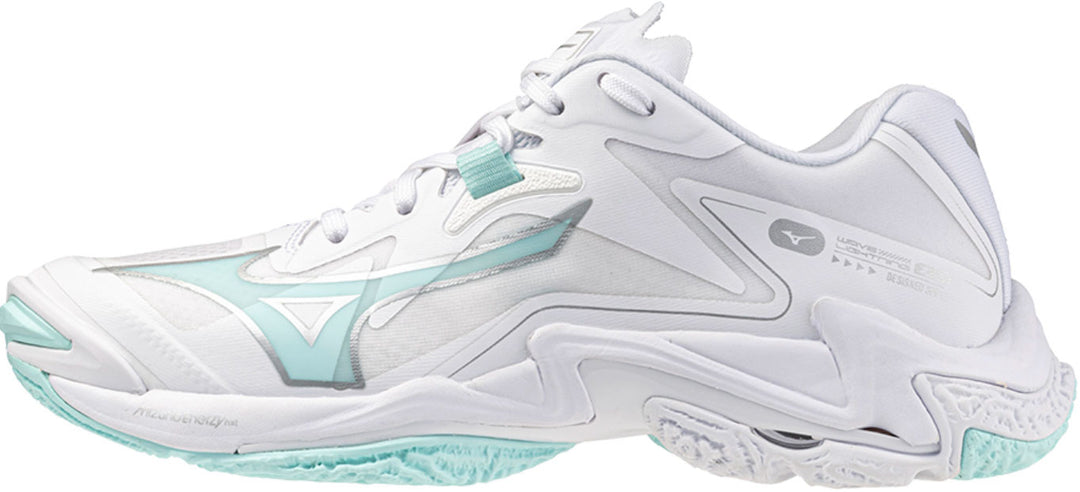 mizuno wave lightning z8 blanc vert gris