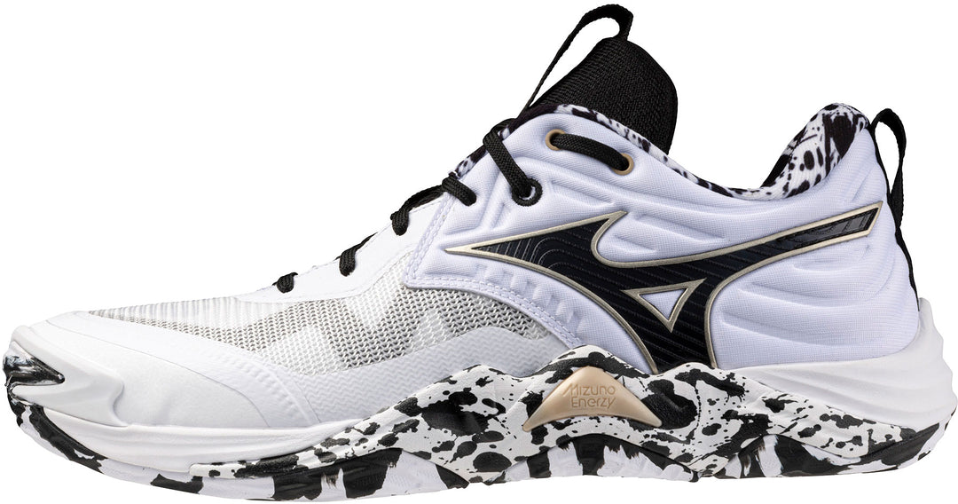 mizuno wave momentum elite kakizome blanc noir or