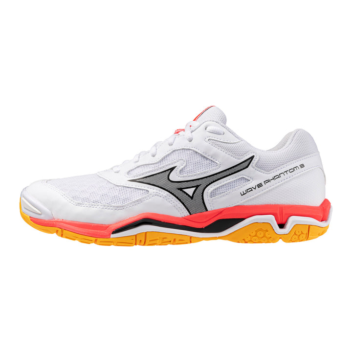 mizuno wave phantom 3 blanc orange
