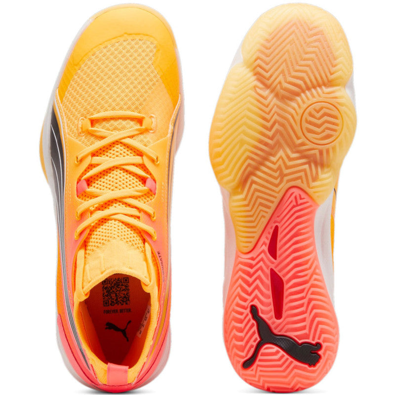 puma eliminate nitro sqd orange noir blanc rose