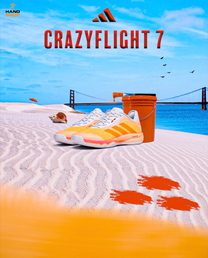 adidas Crazyflight 7 Orange Blanc