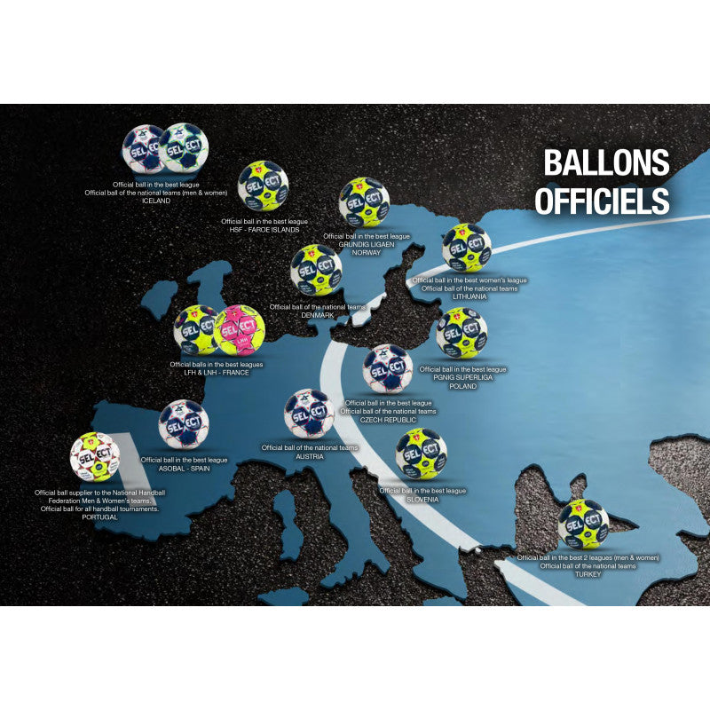 Ballon Handball Rose Jaune