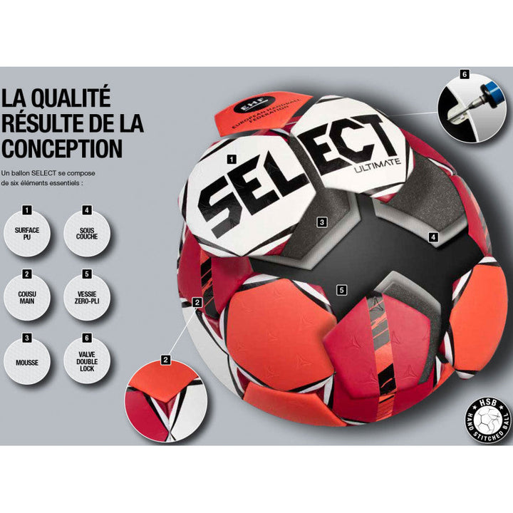 Ballon Lidl Starligue 2019-2020 Select Ultimate Handball