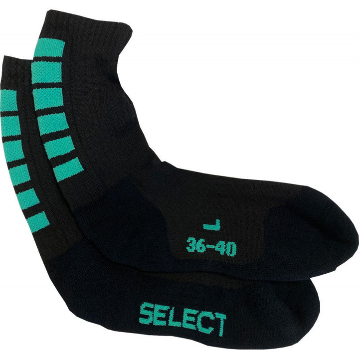 Chaussettes Select Striped Noir Vert