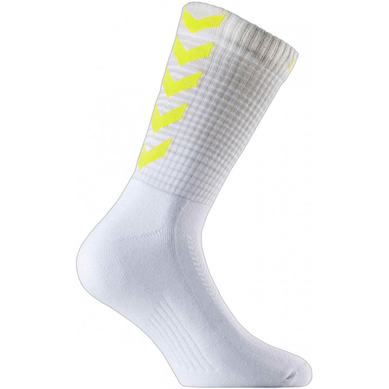 Chaussettes gradient blanc / jaune