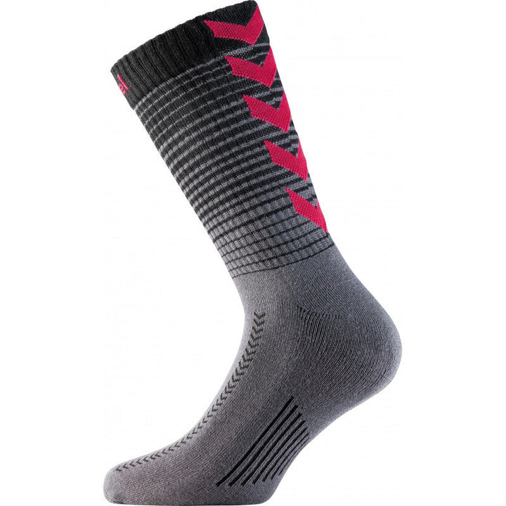 Chaussettes gradient rouge noir