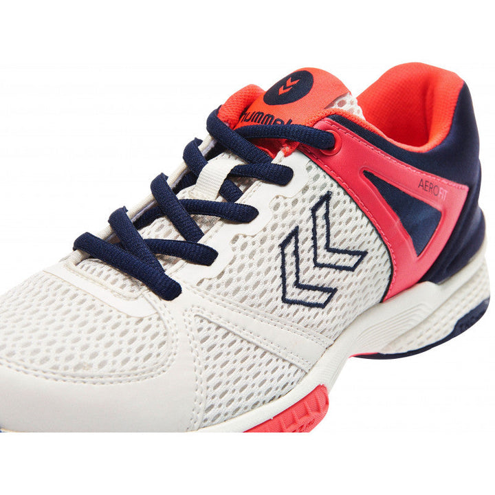Chaussures Handball Aerocharge HB 180 Femme Blanc Rose Bleu
