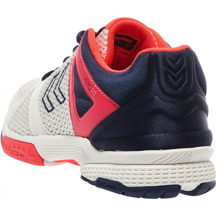 Chaussures Handball Aerocharge HB 180 Femme Blanc Rose Bleu