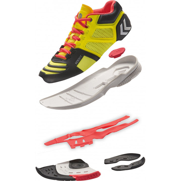 Chaussures Handball Hummel Aerocharge HB200 Jaune Noir