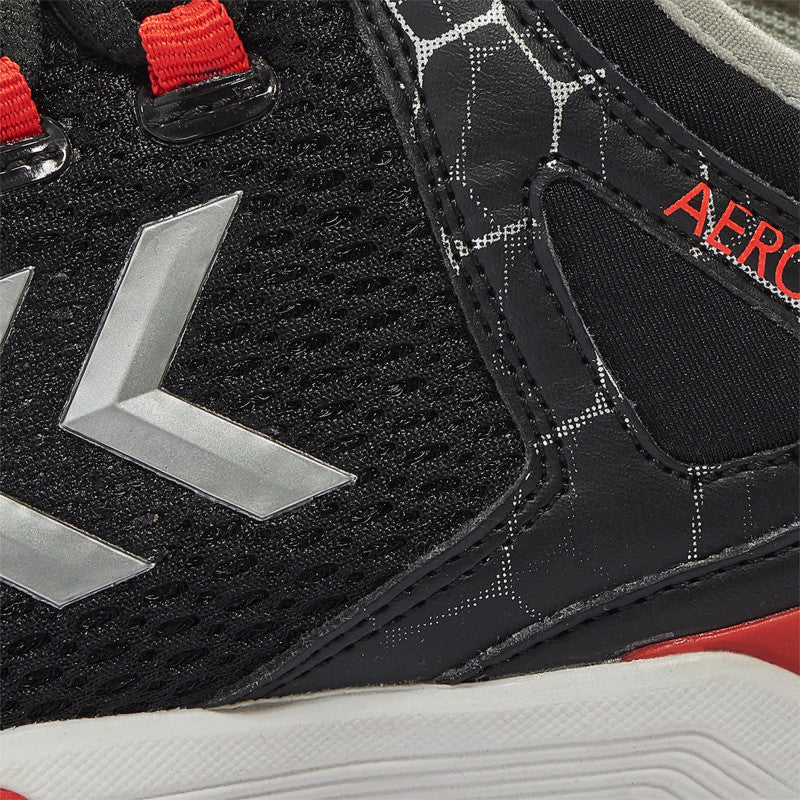 Chaussures Handball Hummel Aerocharge HB200 Noir Blanc Rouge