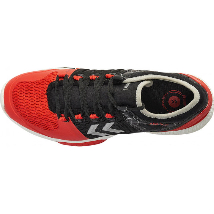 Chaussures Handball Hummel Aerocharge HB200 Noir Blanc Rouge