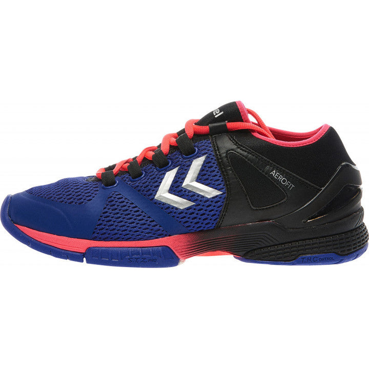 Chaussures Handball Hummel Aerocharge HB200 bleu Noir Rose