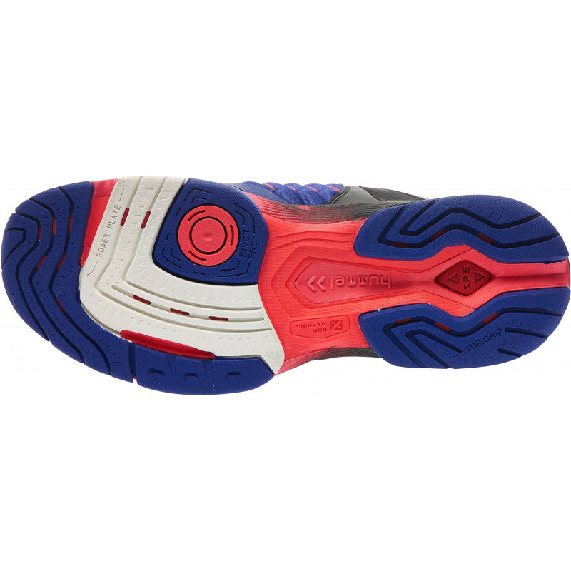 Chaussures Handball Hummel Aerocharge HB200 bleu Noir Rose