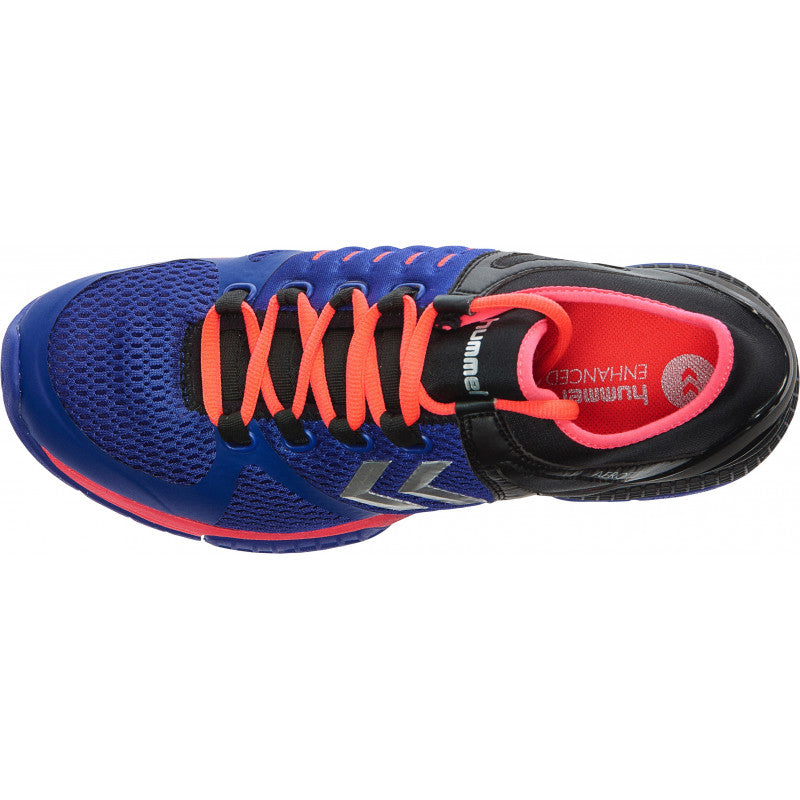 Chaussures Handball Hummel Aerocharge HB200 bleu Noir Rose