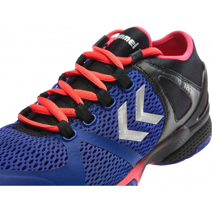 Chaussures Handball Hummel Aerocharge HB200 bleu Noir Rose