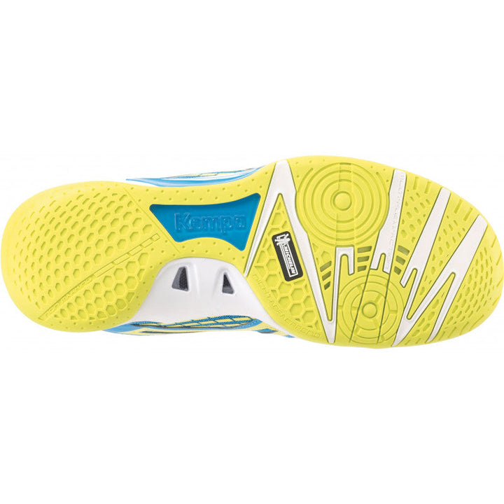 Chaussures Handball Kempa Wing Bleu Jaune