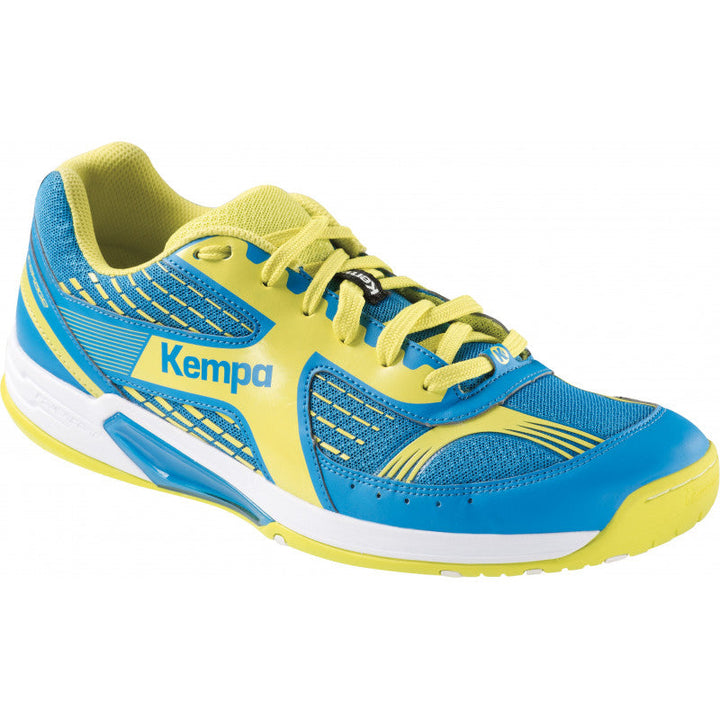 Chaussures Handball Kempa Wing Bleu Jaune