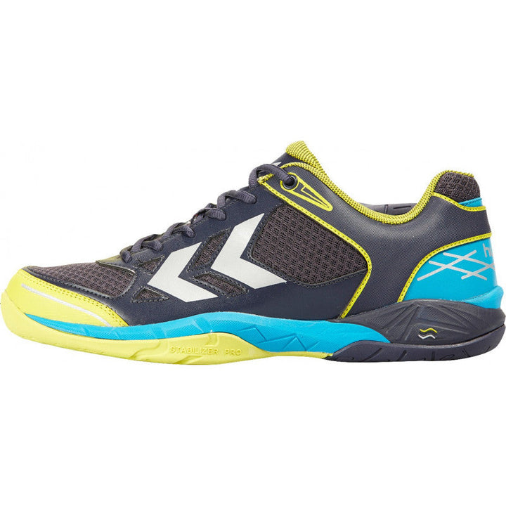 Chaussures Hummel Omnicourt Z4 Bleu Vert