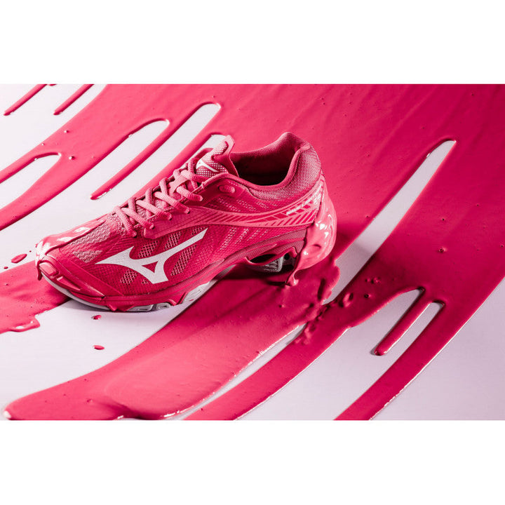 Chaussures Wave Lightning Z4 Mizuno Femme Rose