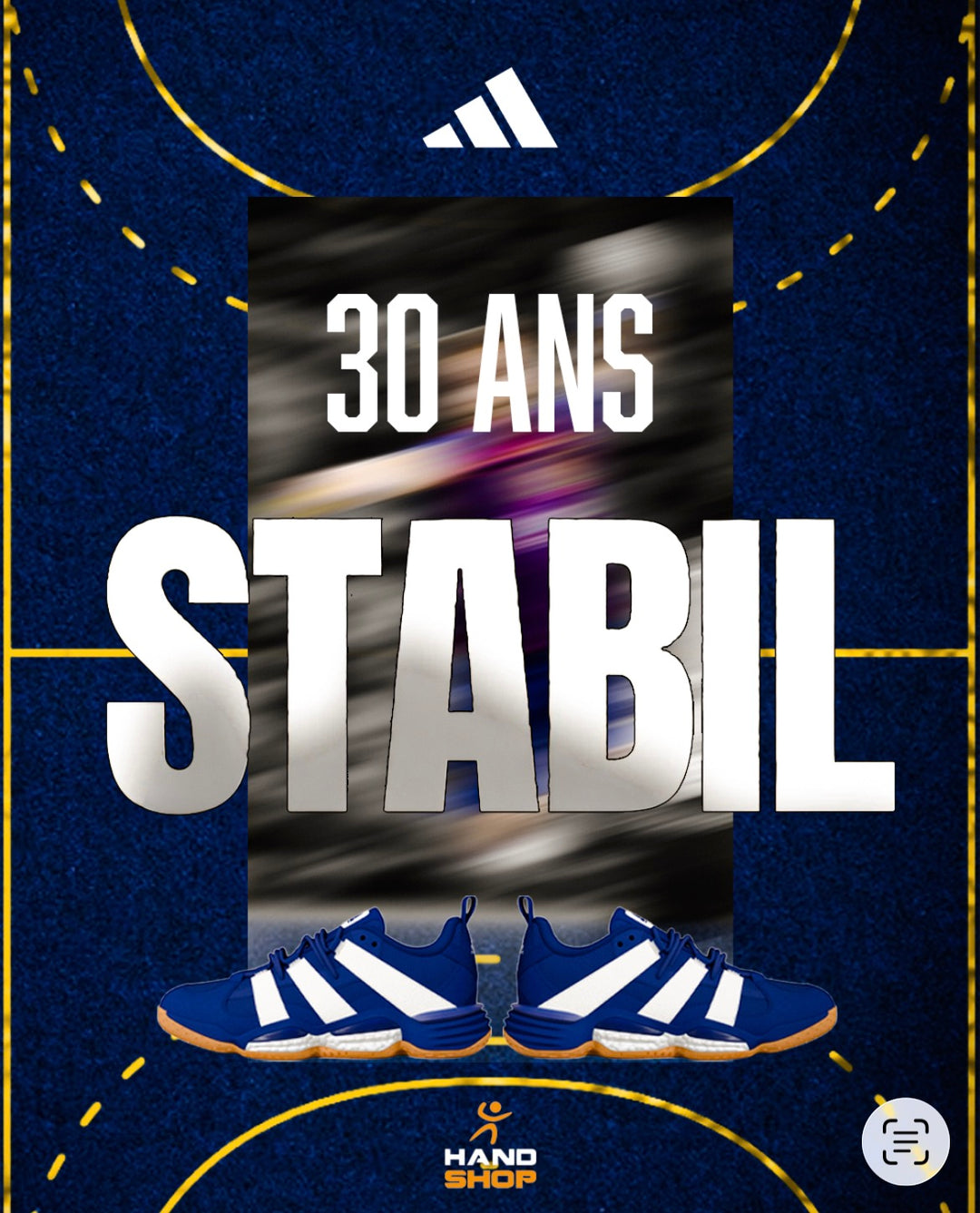 adidas Stabil Equipement Bleu Roi Blanc