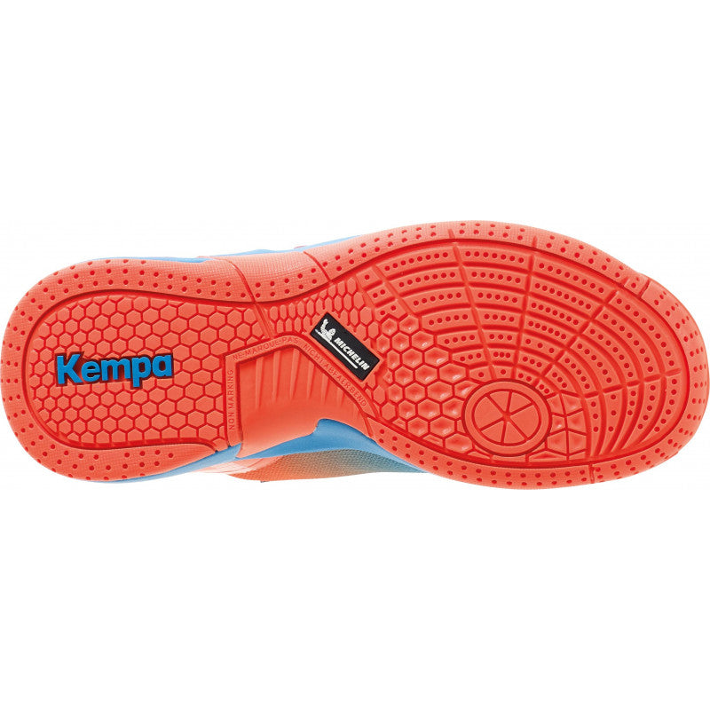 Kempa Attack 2.0 Enfant Bleu Orange Fluo