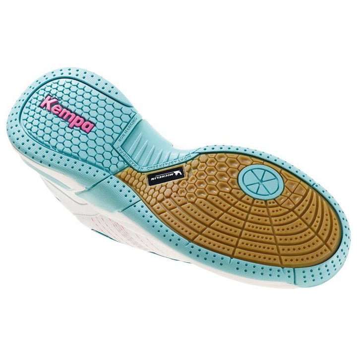 Kempa Attack Contender Enfant blanc / turquoise / rose