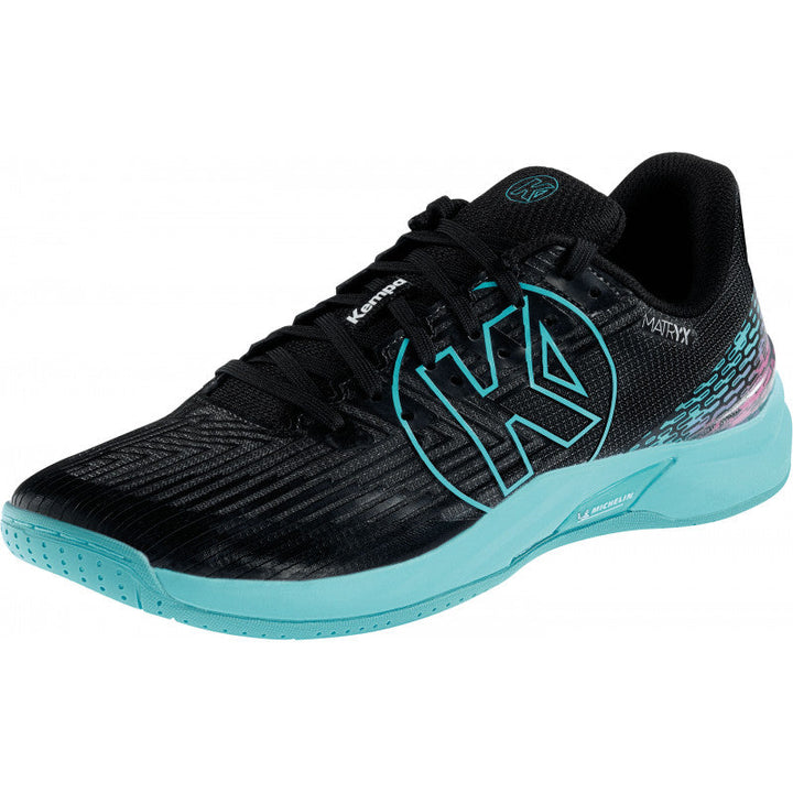 Kempa Attack Two Noir Turquoise
