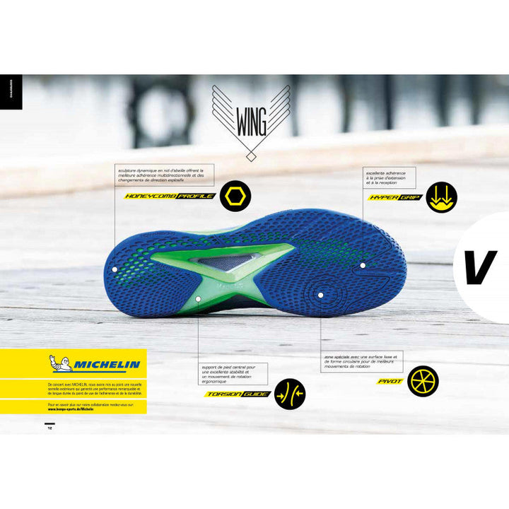 Kempa Wing Lite 2.0 bleu / vert