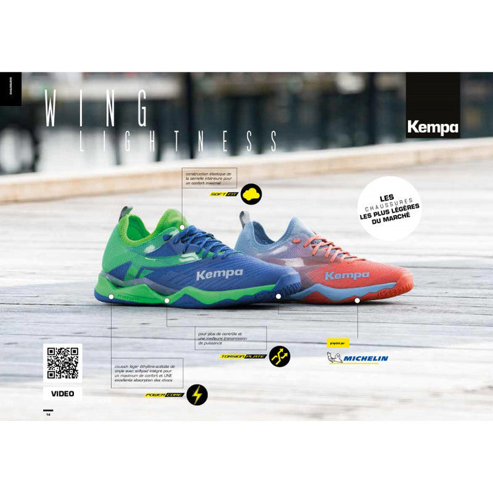 Kempa Wing Lite 2.0 bleu / vert