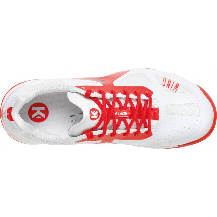 Kempa Wing Lite Blanc Rouge Femme