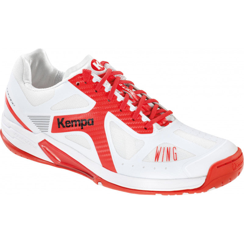 Kempa Wing Lite Blanc Rouge Femme