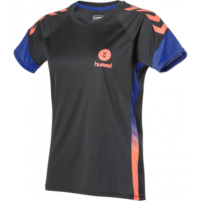 Maillot Hummel Campaign femme noir / corail / bleu