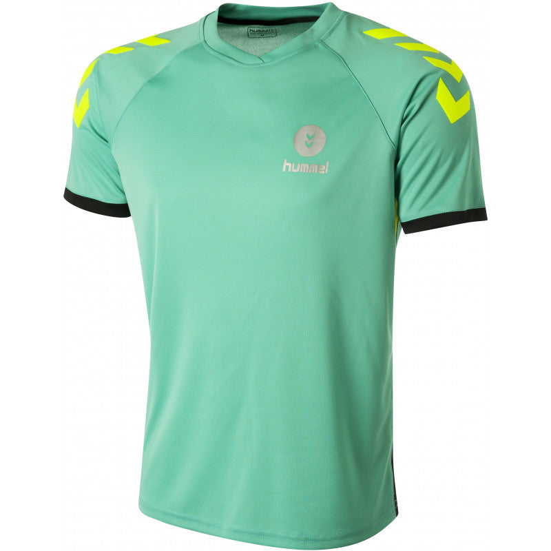 Maillot Hummel Trophy 2018 Vert Jaune Noir
