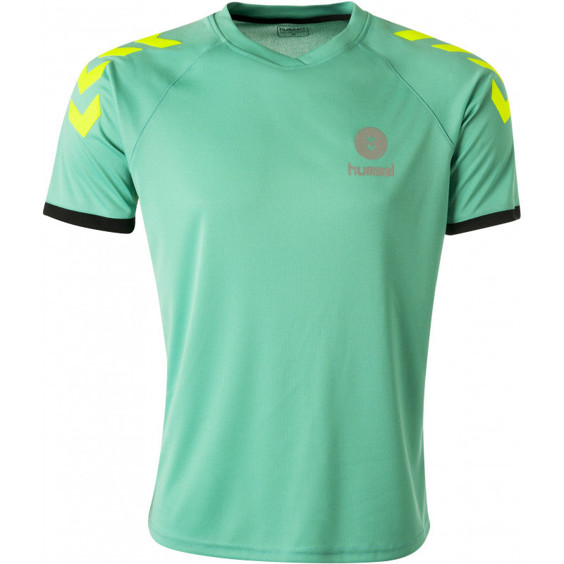 Maillot Hummel Trophy 2018 Vert Jaune Noir