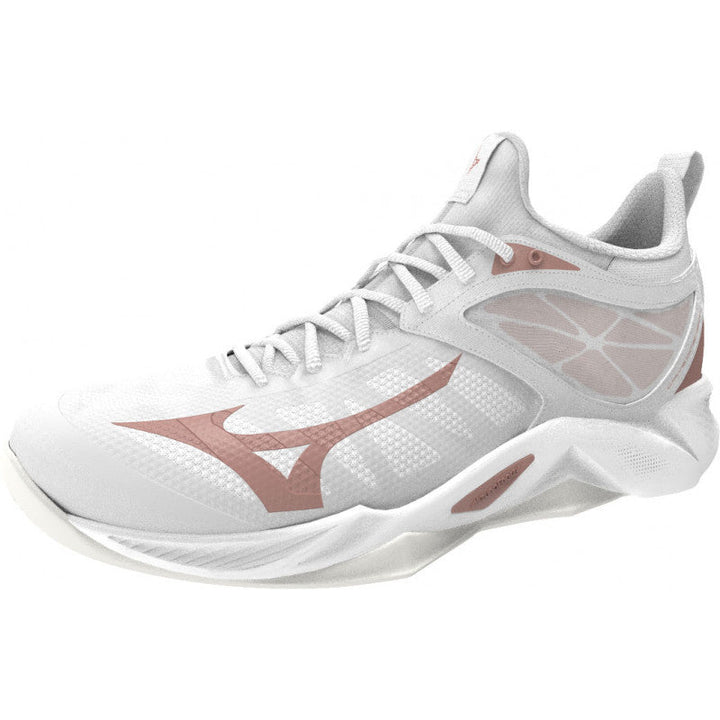 Mizuno Wave Dimension Femme Blanc Cuivre