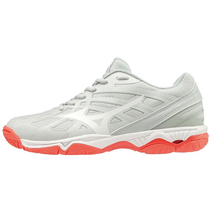 Mizuno Wave Hurricane 3 gris rose