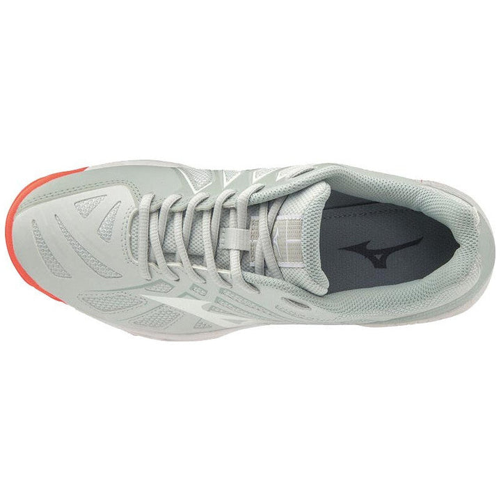 Mizuno Wave Hurricane 3 gris rose