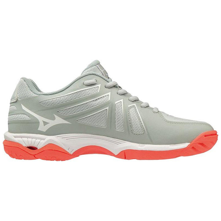 Mizuno Wave Hurricane 3 gris rose