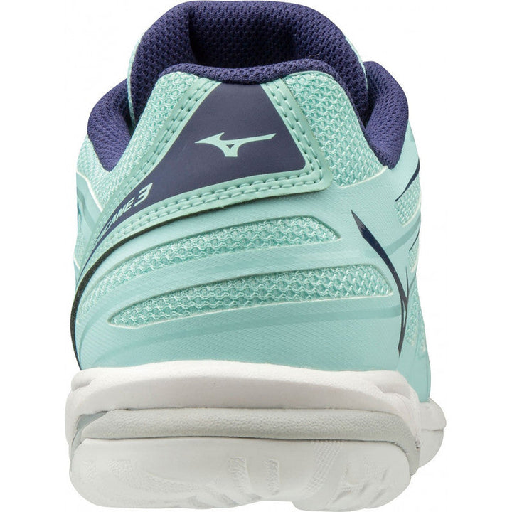 Mizuno Wave Hurricane 3 vert bleu