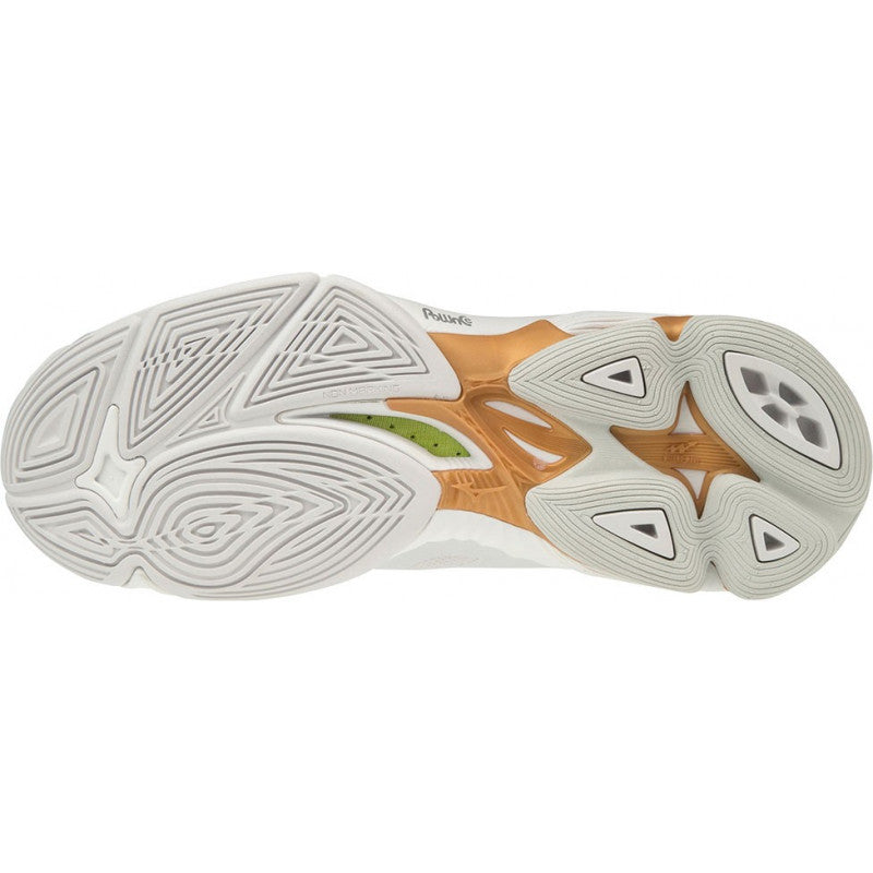Mizuno Wave Lightning Z6 blanc or