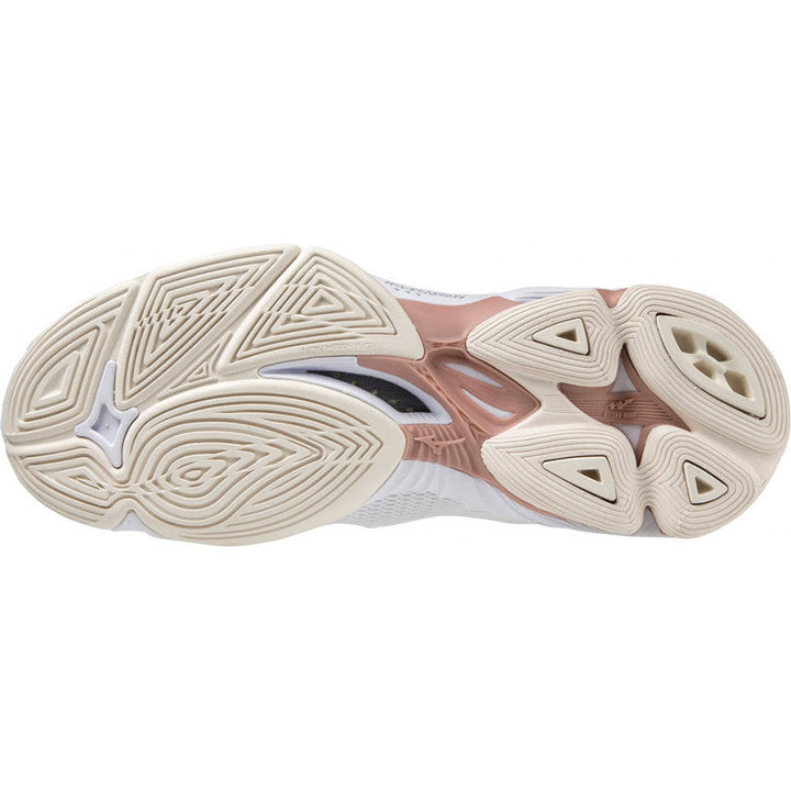 Mizuno Wave Lightning Z7 Femme Blanc Bronze