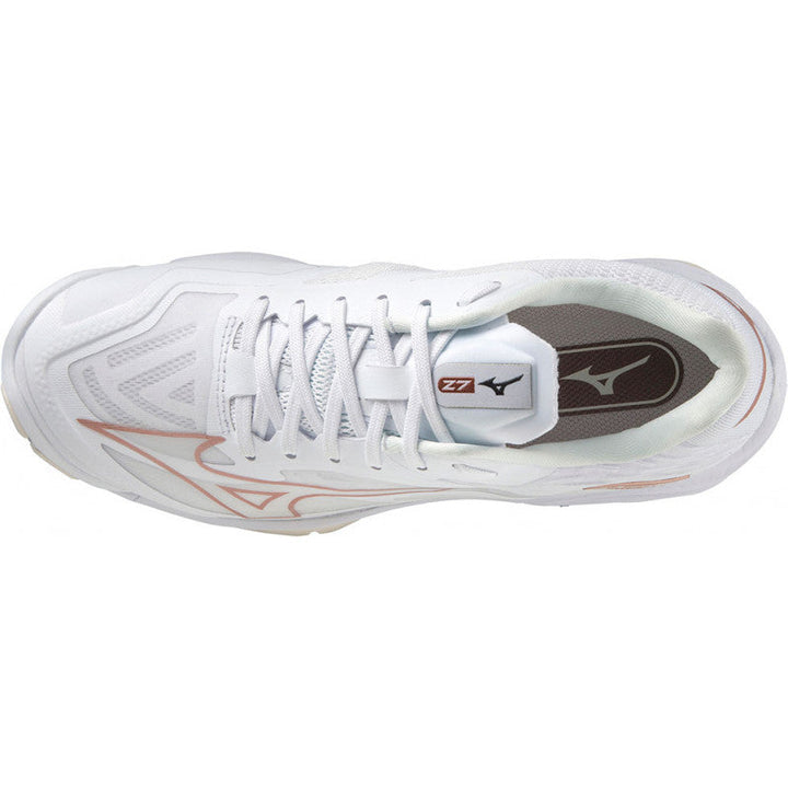 Mizuno Wave Lightning Z7 Femme Blanc Bronze