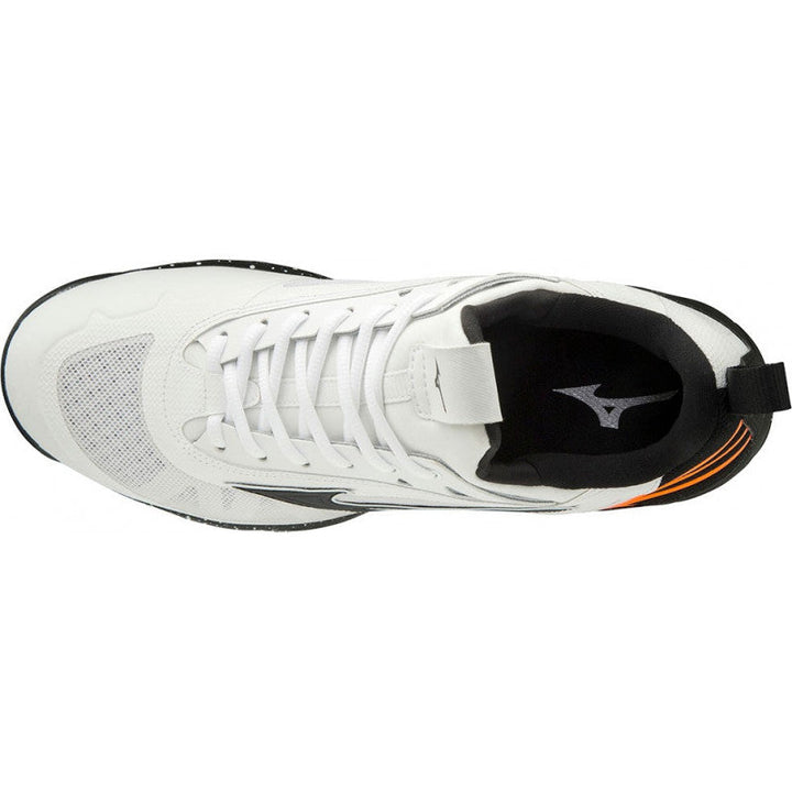 Mizuno Wave Luminous Blanc Noir Orange