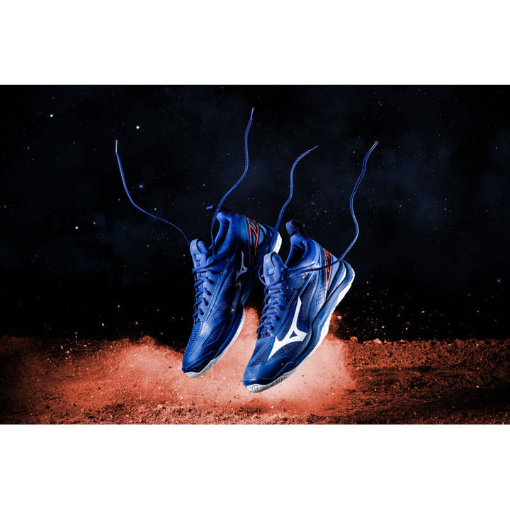 Mizuno Wave Mirage 2.1 Bleu Orange Blanc
