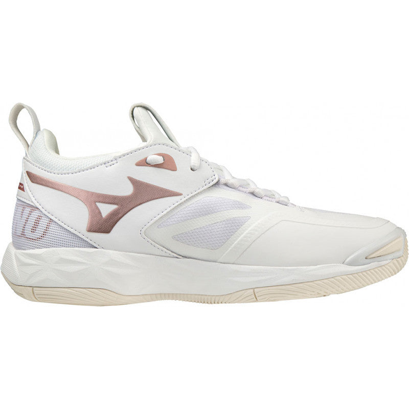 Mizuno Wave Momentum 2 Femme Blanc Cuivre