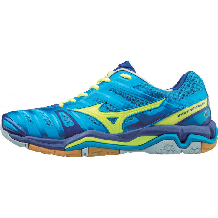 Mizuno Wave Stealth 4 Bleu Jaune